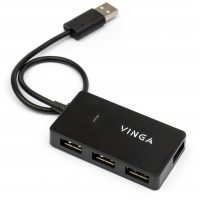 Концентратор Vinga USB2.0 to 4*USB2.0 HUB (VHA2A4) Diawest