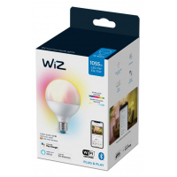 Умная лампочка WiZ E27 11W(75W 1055Lm) G95 2200-6500 RGB Wi-Fi (929002383902) Diawest