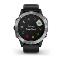 Смарт-годинник Garmin Fenix 6 silver with Black Band (010-02158-00) Diawest