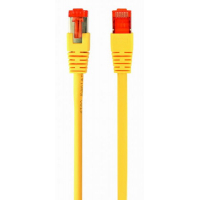 Патч-корд 1м S/FTP Cat 6A CU LSZH yellow Cablexpert (PP6A-LSZHCU-Y-1M) Diawest