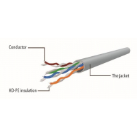 Патч-корд 1м UTP cat 6 CCA red Cablexpert (PP6U-1M/R) Diawest
