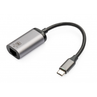 Перехідник Type-C Male to RJ45 Lan 1 Gbps Vinga (VCPATCLGB) Diawest