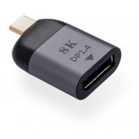 Перехідник Type-C Male to DP 1.4 8K60Hz compact Vinga (VCPATCDP4C) Diawest