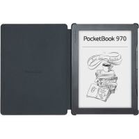 Чохол до електронної книги Pocketbook Basic Origami 970 Shell series, black (HN-SL-PU-970-BK-CIS) Diawest