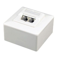 Розетка сетевая Cablexpert RJ45x2 FTP, cat.6 (MWS-2S6-01) Diawest