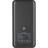 Батарея універсальна 2E 20000mAh, PD+QC 3.0 18W, black (2E-PB2004PD-BLACK) Diawest