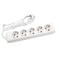 Сетевой удлинитель Panasonic X-tendia із заземленням 5 розеток, 3м (WLTB04532GR-UA) Diawest