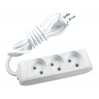 Сетевой удлинитель Panasonic X-tendia 3 розетки, 2м (WLTB02322GR-UA) Diawest