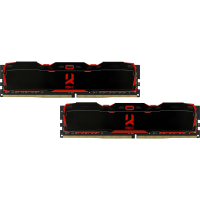 Модуль пам'яті для комп'ютера DDR4 8GB (2x4GB) 2666 MHz IRDM X Black Goodram (IR-X2666D464L16S/8GDC) Diawest