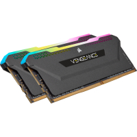 Модуль пам'яті для комп'ютера DDR4 16GB (2x8GB) 3600 MHz Vengeance RGB Pro SL Black Corsair (CMH16GX4M2Z3600C18) Diawest