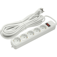 Сетевой фильтр питания PowerPlant 10 м, 5 розеток (JY-1056/10) (PPSA10M100S5) Diawest
