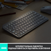 Клавіатура Logitech MX Keys Mini Wireless Illuminated Graphite (920-010501) Diawest