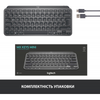 Клавіатура Logitech MX Keys Mini Wireless Illuminated Graphite (920-010501) Diawest