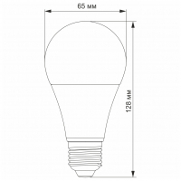 Лампочка TITANUM LED A60 15W E27 3000K (VL-A60-15273) Diawest