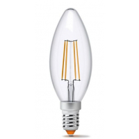 Лампочка TITANUM LED Filament C37FD 4W E14 4100K (VL-C37FD-04144) Diawest