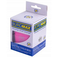 Підставка для ручок Buromax Rubber Touch Квадратна Рожева (BM.6352-10) Diawest