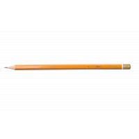 Олівець графітний Buromax Professional H без гумки Жовтий (BM.8544-12) Diawest