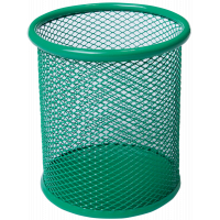 Подставка для ручек Buromax круглая, металлическая, зеленый (BM.6202-04) Diawest