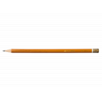 Олівець графітний Buromax Professional 2B без гумки Жовтий (BM.8541-12) Diawest