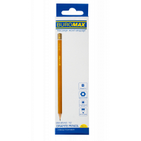 Олівець графітний Buromax Professional B без гумки Жовтий (BM.8542-12) Diawest