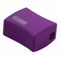 Точилка Buromax ALFA, RUBBER TOUCH с контейнером 2 отверстия (BM.4778-1) Diawest