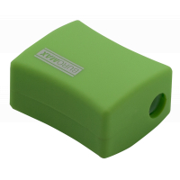 Точилка Buromax ALFA, RUBBER TOUCH с контейнером 2 отверстия (BM.4778-1) Diawest