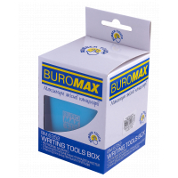 Подставка для ручек Buromax Rubber Touch Квадратная Голубой (BM.6352-14) Diawest