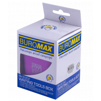 Подставка для ручек Buromax Rubber Touch Квадратная Фиолетовая (BM.6352-07) Diawest