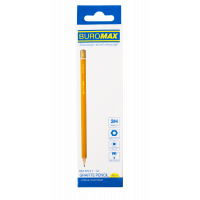 Олівець графітний Buromax Professional 3H без гумки Жовтий (BM.8547-12) Diawest