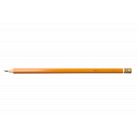 Олівець графітний Buromax Professional 3B без гумки Жовтий (BM.8546-12) Diawest