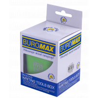 Подставка для ручек Buromax Rubber Touch Квадратная Светло-зеленый (BM.6352-15) Diawest