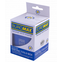 Подставка для ручек Buromax Rubber Touch Квадратная Синяя (BM.6352-02) Diawest