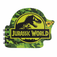 Блокнот Yes А7/24 дв. спіраль Jurassic World, фігурний (681816) Diawest