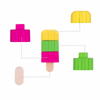 Гумка Yes Candy pop, набір 4шт (560544) Diawest