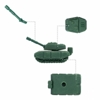 Ластик Yes Millitary, набор 4шт (560553) Diawest