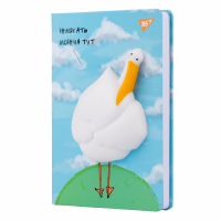 Блокнот Yes А5/128 кл./лін. 7БЦ Гусь сквіш (681826) Diawest