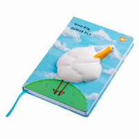 Блокнот Yes А5/128 кл./лін. 7БЦ Гусь сквіш (681826) Diawest