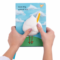 Блокнот Yes А5/128 кл./лін. 7БЦ Гусь сквіш (681826) Diawest