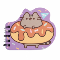 Блокнот Yes А7/24 дв. спіраль Pusheen, фігурний (681818) Diawest