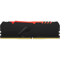 Модуль пам'яті для комп'ютера DDR4 16GB (2x8GB) 2666 MHz Beast RGB Black Kingston Fury (ex.HyperX) (KF426C16BBAK2/16) Diawest