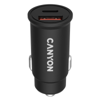 Зарядний пристрій Canyon PD 30W/QC3.0 18W Pocket size car charger (CNS-CCA20B03) Diawest