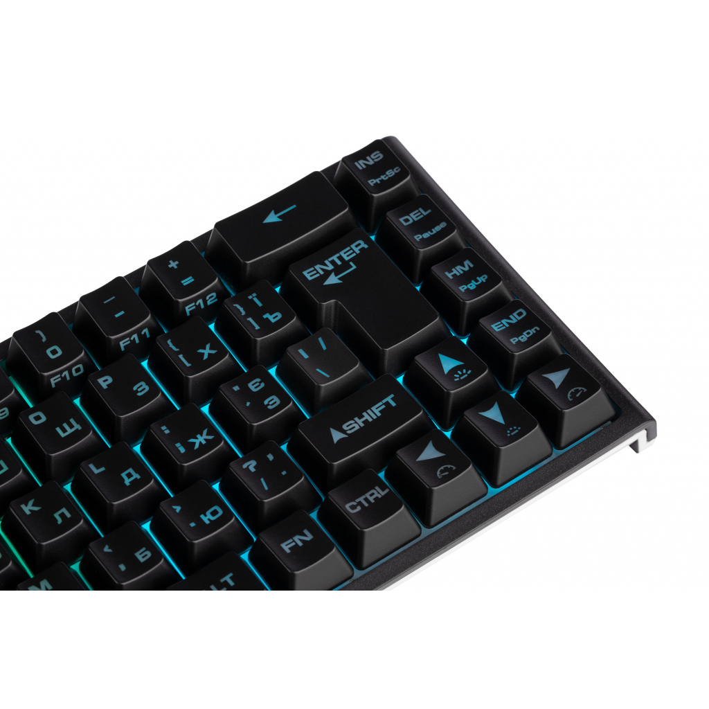 Клавіатура 2E GAMING KG350 RGB 68key USB Black (2E-KG350UBK) Diawest