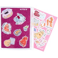 Блокнот Kite силиконовая обложка, 80 л., Pink cats (K22-462-1) Diawest
