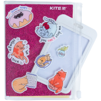 Блокнот Kite силиконовая обложка, 80 л., Pink cats (K22-462-1) Diawest