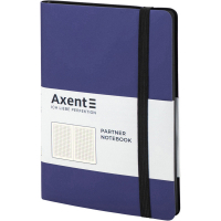 Блокнот Axent Partner Soft Skin 125x195 мм 96 листов в клетку Темно-синий (8206-38-A) Diawest