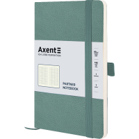 Блокнот Axent Partner Soft Skin 125x195 мм 96 листов в клетку Серо-лазурны (8616-48-A) Diawest