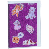 Блокнот Kite силиконовая обложка, 80 л., Purple cats (K22-462-2) Diawest