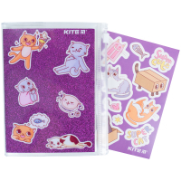 Блокнот Kite силиконовая обложка, 80 л., Purple cats (K22-462-2) Diawest