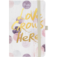 Блокнот Axent Partner Love grows here 125 х 195 мм 96 листов в клетку (8617-08-A) Diawest