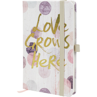 Блокнот Axent Partner Love grows here 125 х 195 мм 96 листов в клетку (8617-08-A) Diawest